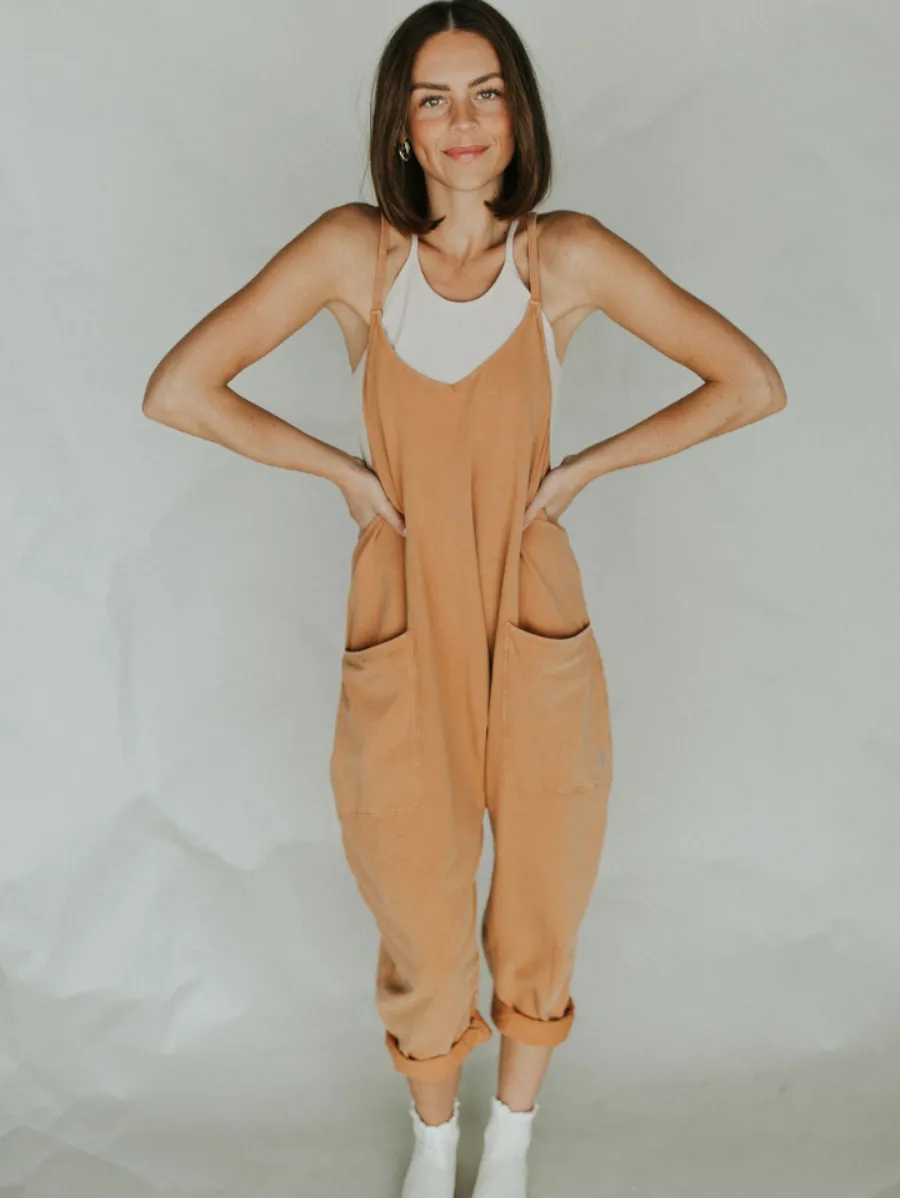 Womens Casual Wide-Leg Jumpsuit