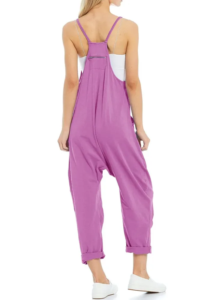 Womens Casual Wide-Leg Jumpsuit