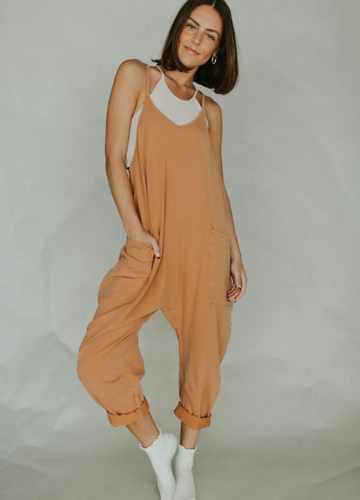 Womens Casual Wide-Leg Jumpsuit