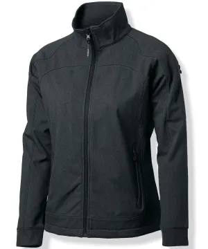 Womens Duxbury  fashionable performance softshell jacket | Grey Melange