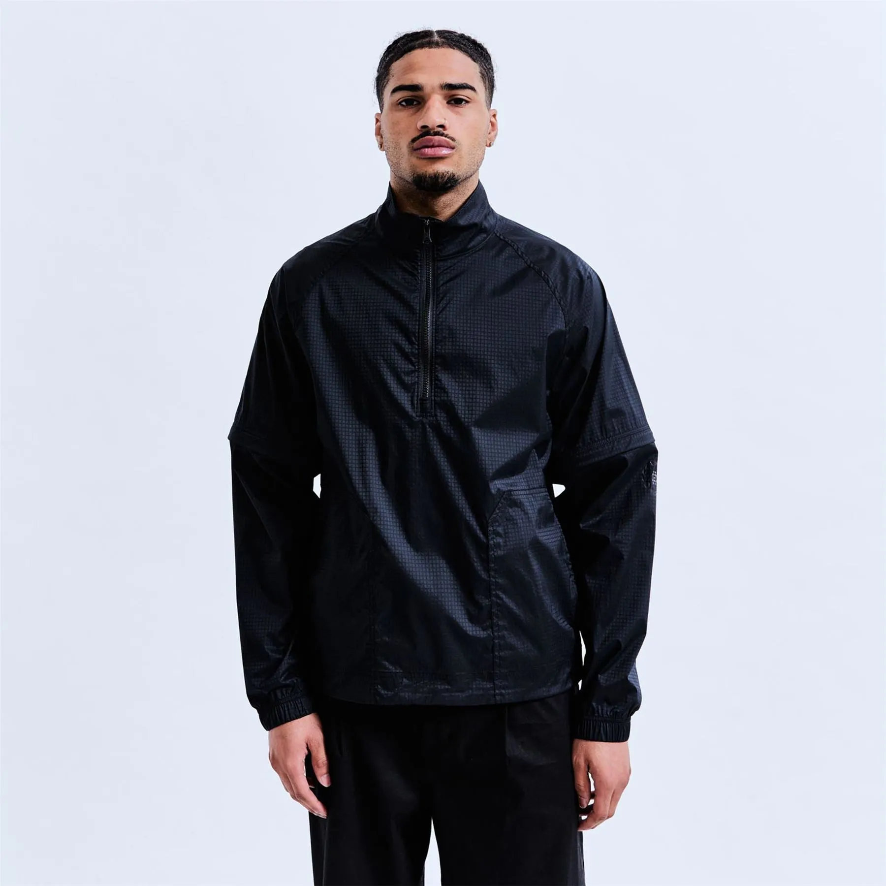 x Miura Stretch Grid Nylon Albatross Jacket Black - 2025