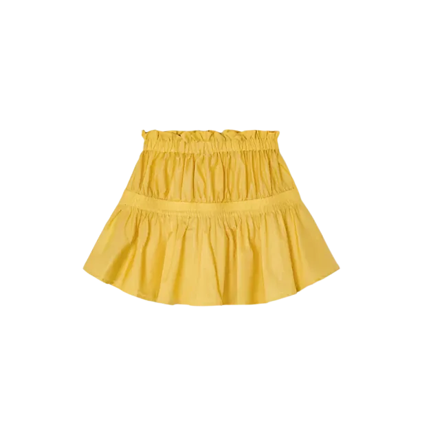 Yellow Tiered Skirt