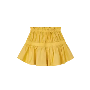 Yellow Tiered Skirt