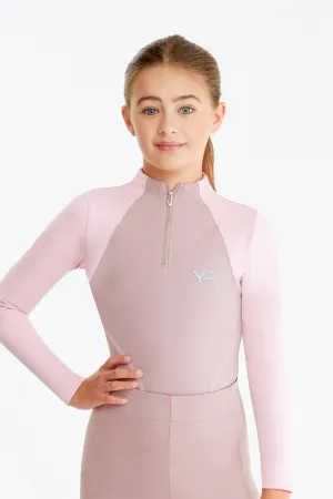 YR Pink Colour Block Base Layer